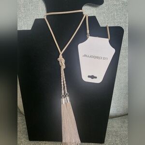 Liz Claiborne Silver Tower neclace. NWT